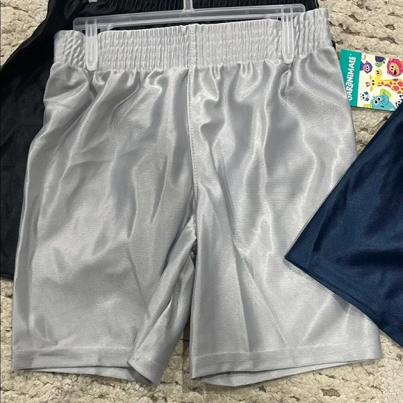 Garanimals kids Active Shorts Set - Black, Gray, and Blue set of 4 NWT - Picture 2 of 6